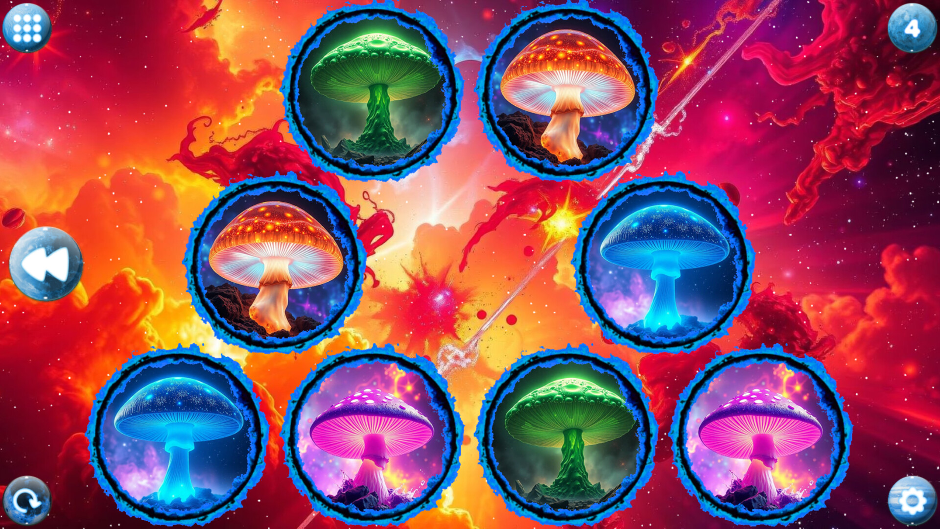 Space Memory: Mushrooms
