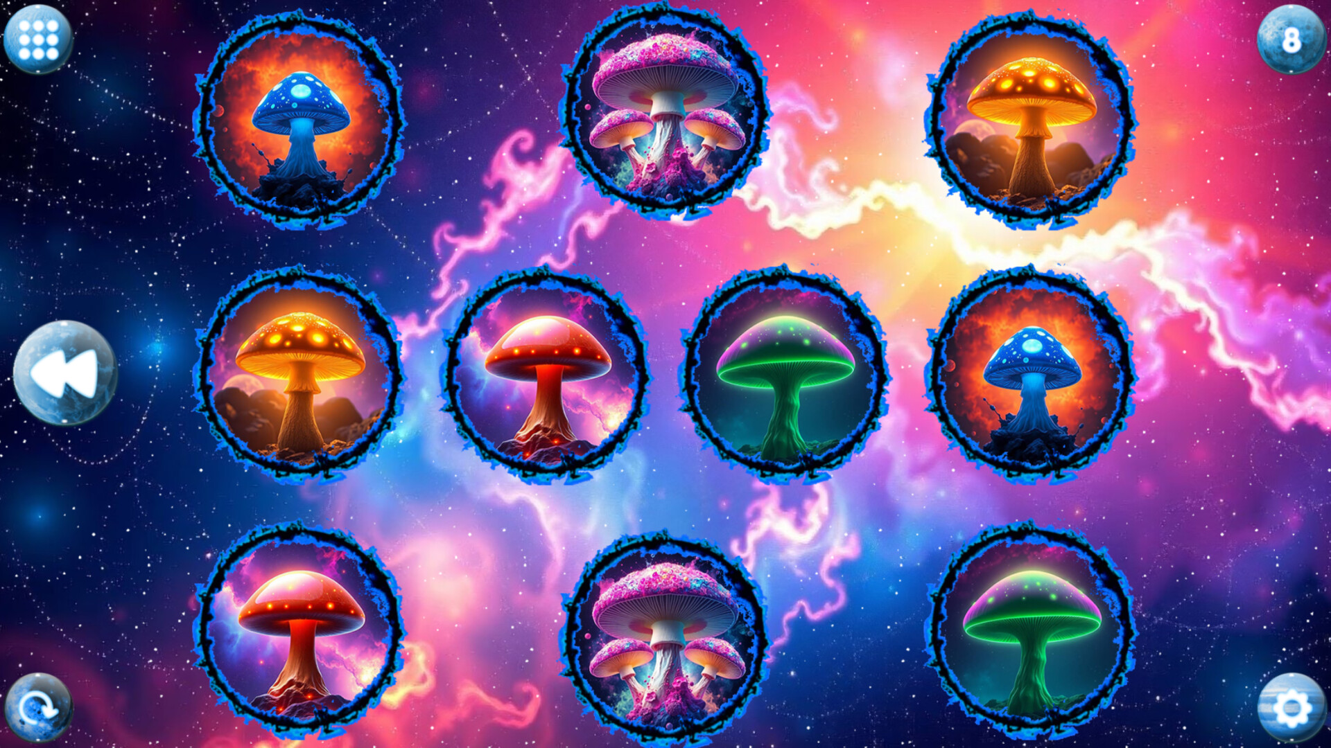 Space Memory: Mushrooms