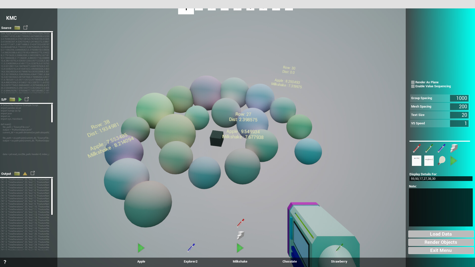 First-Person Data Explorer