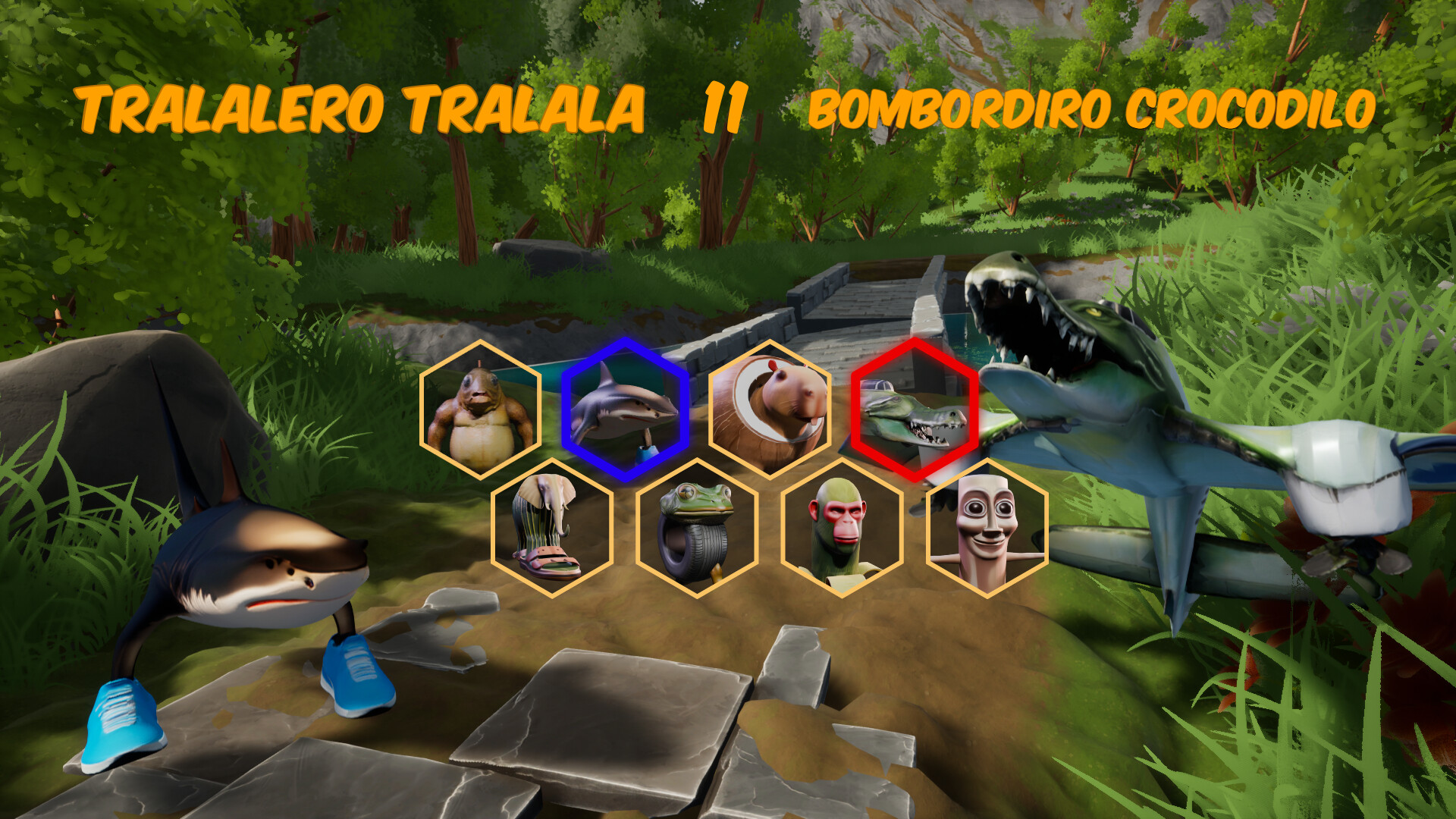 Brainrot Animals Fighting