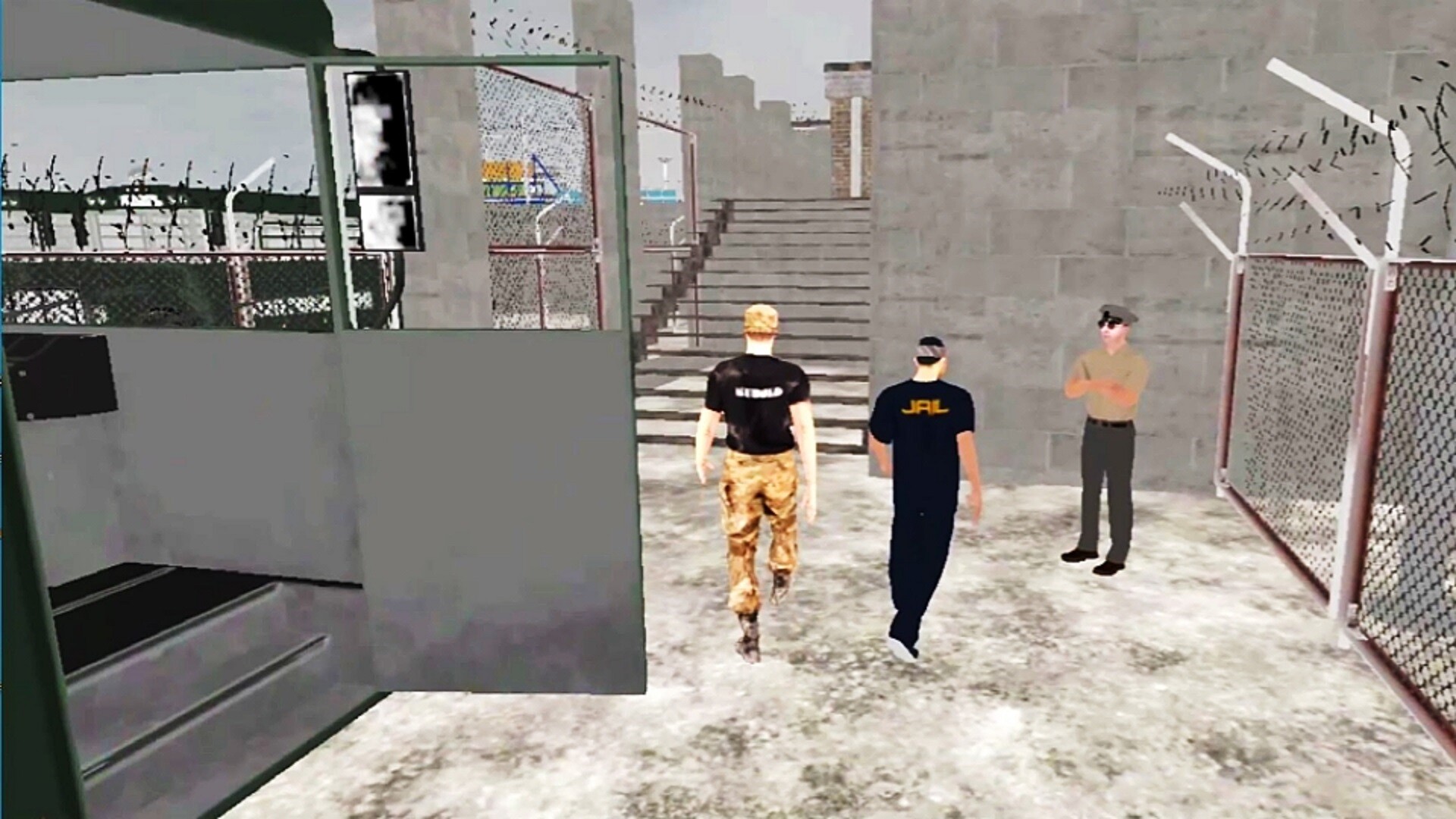 VR Prison Showdown：rookie Guard Rumble