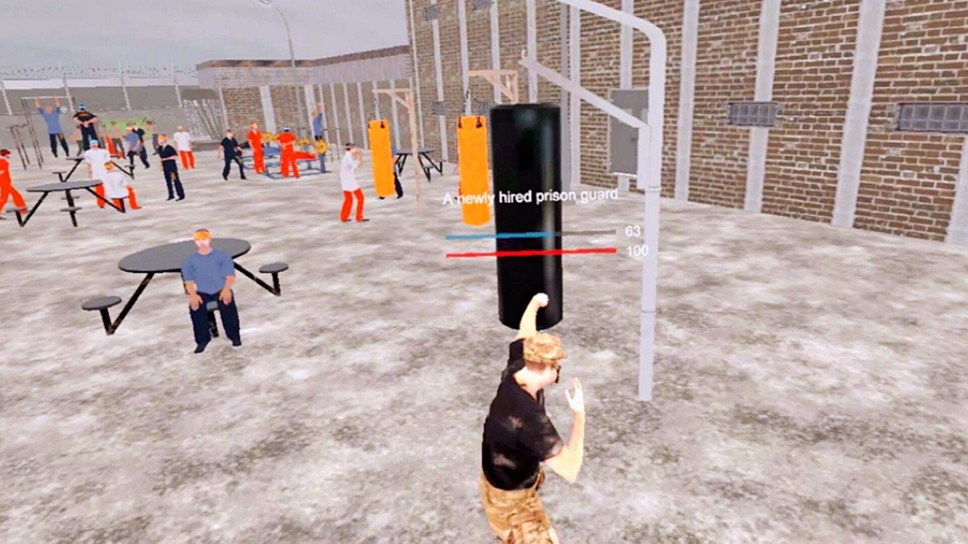 VR Prison Showdown：rookie Guard Rumble