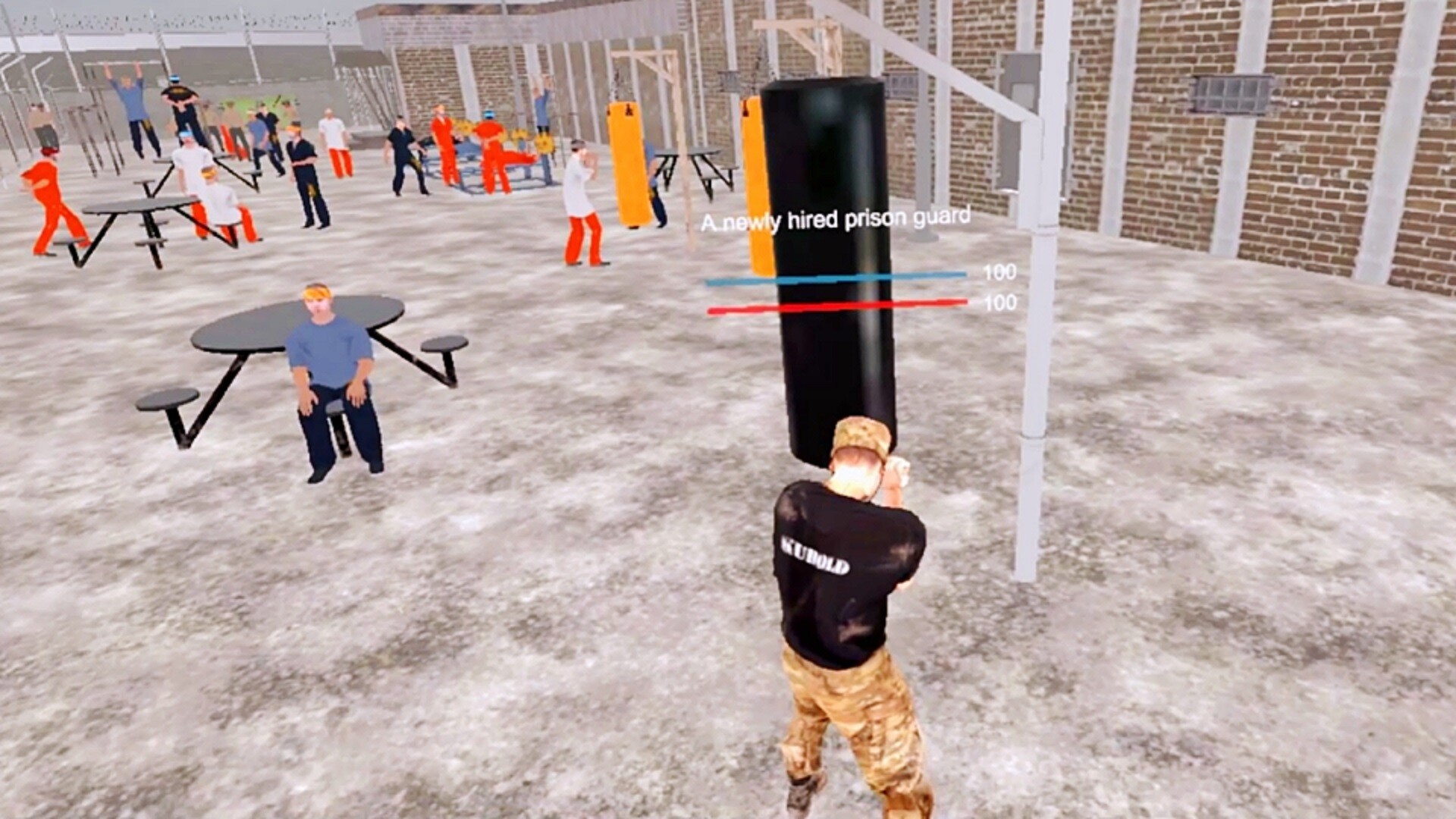 VR Prison Showdown：rookie Guard Rumble