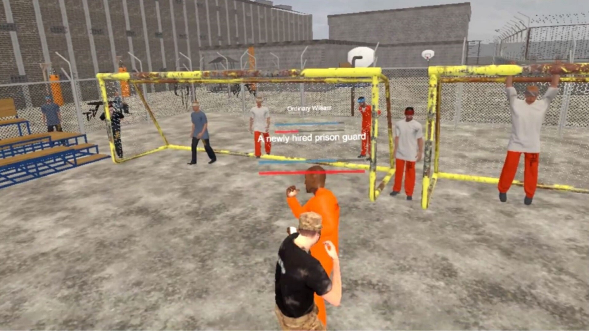 VR Prison Showdown：rookie Guard Rumble