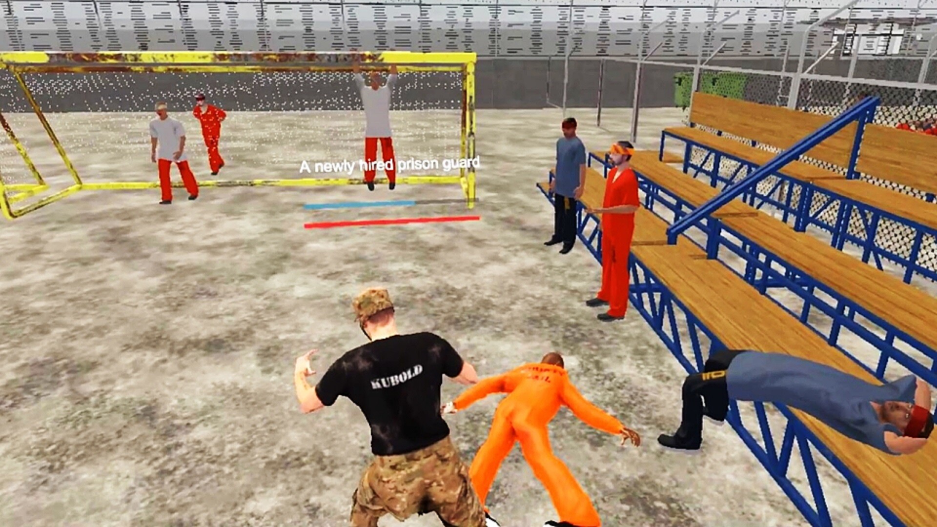 VR Prison Showdown：rookie Guard Rumble