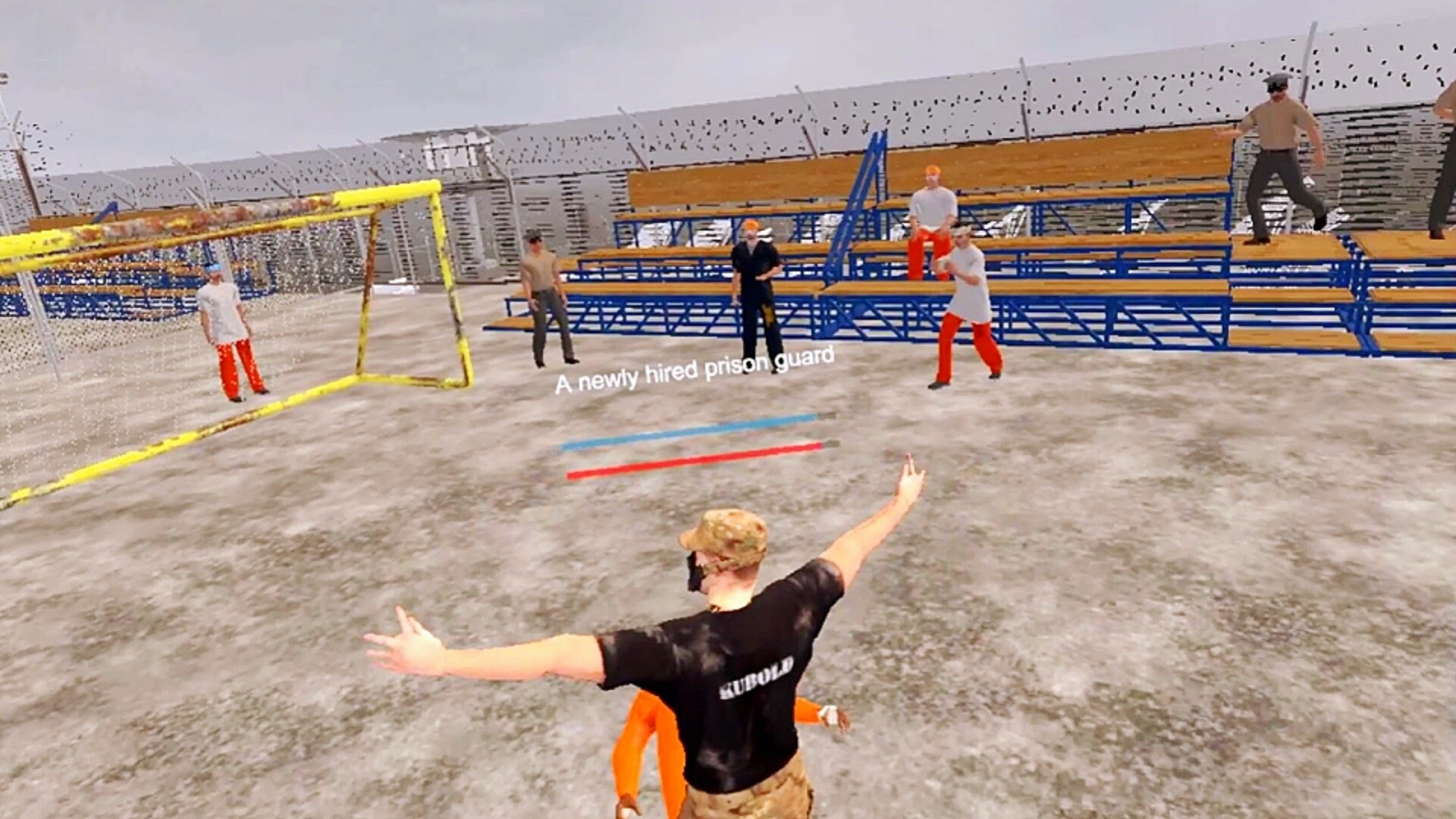 VR Prison Showdown：rookie Guard Rumble