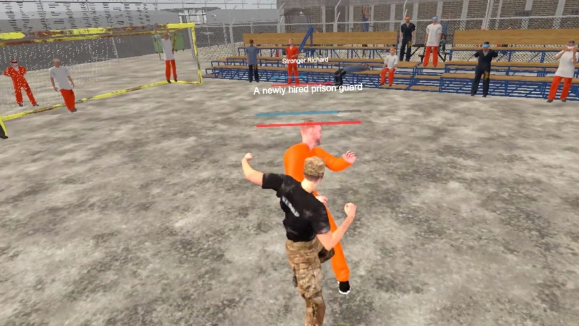 VR Prison Showdown：rookie Guard Rumble
