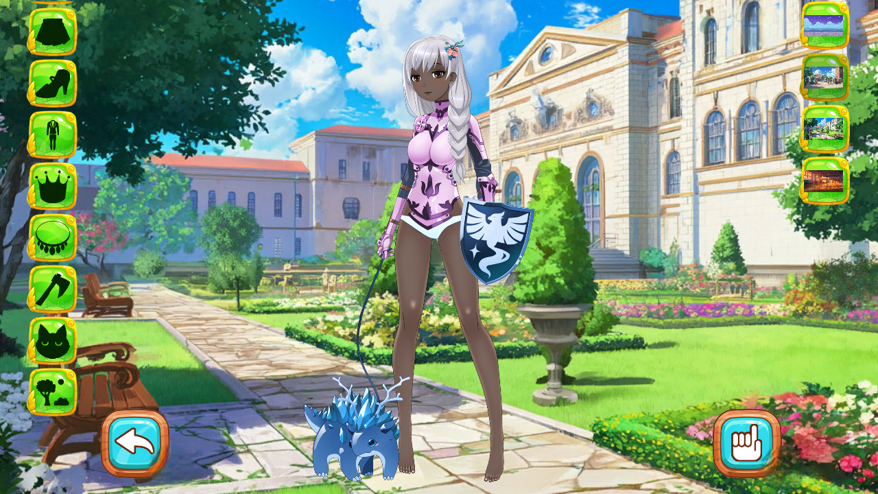 Anime Girl Kawaii High School Dress Up