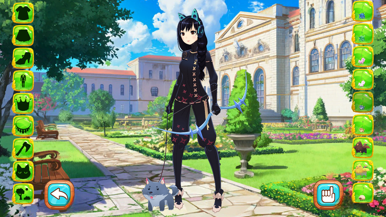 Anime Girl Kawaii High School Dress Up