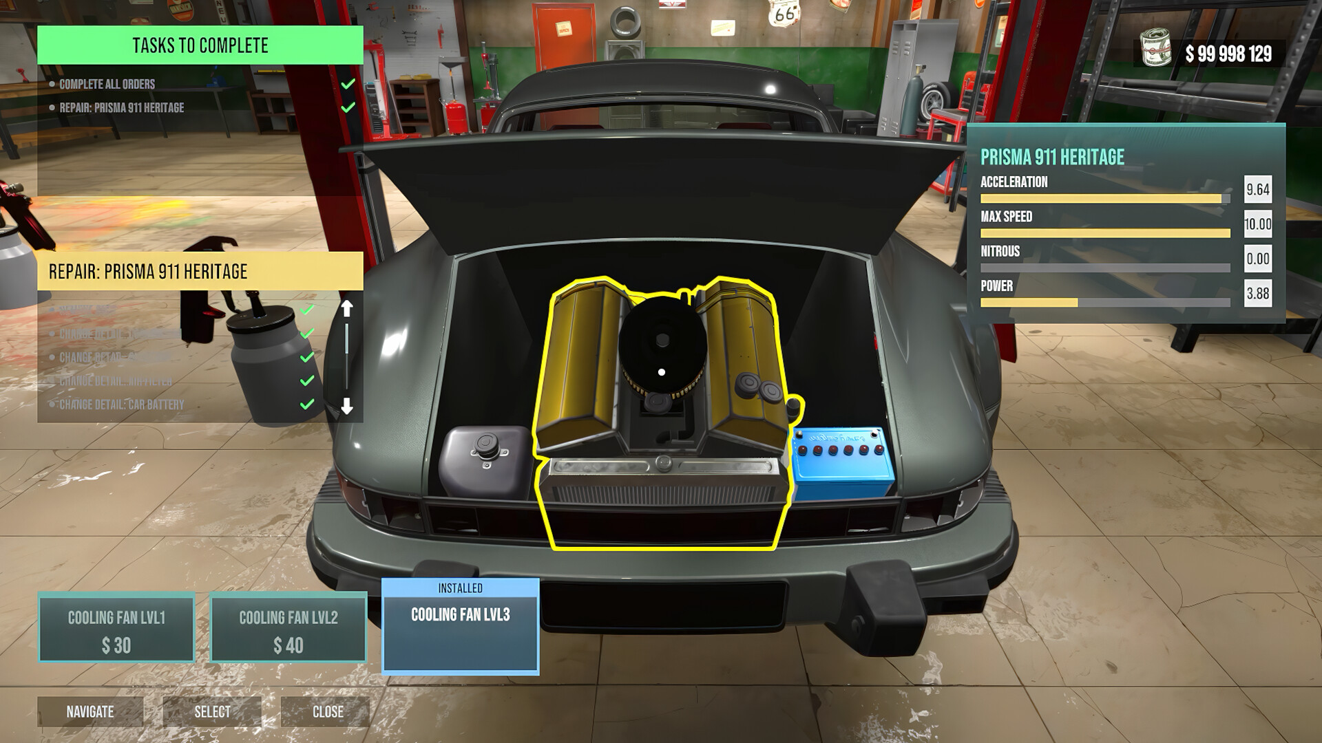 Car Tuning Garage Simulator