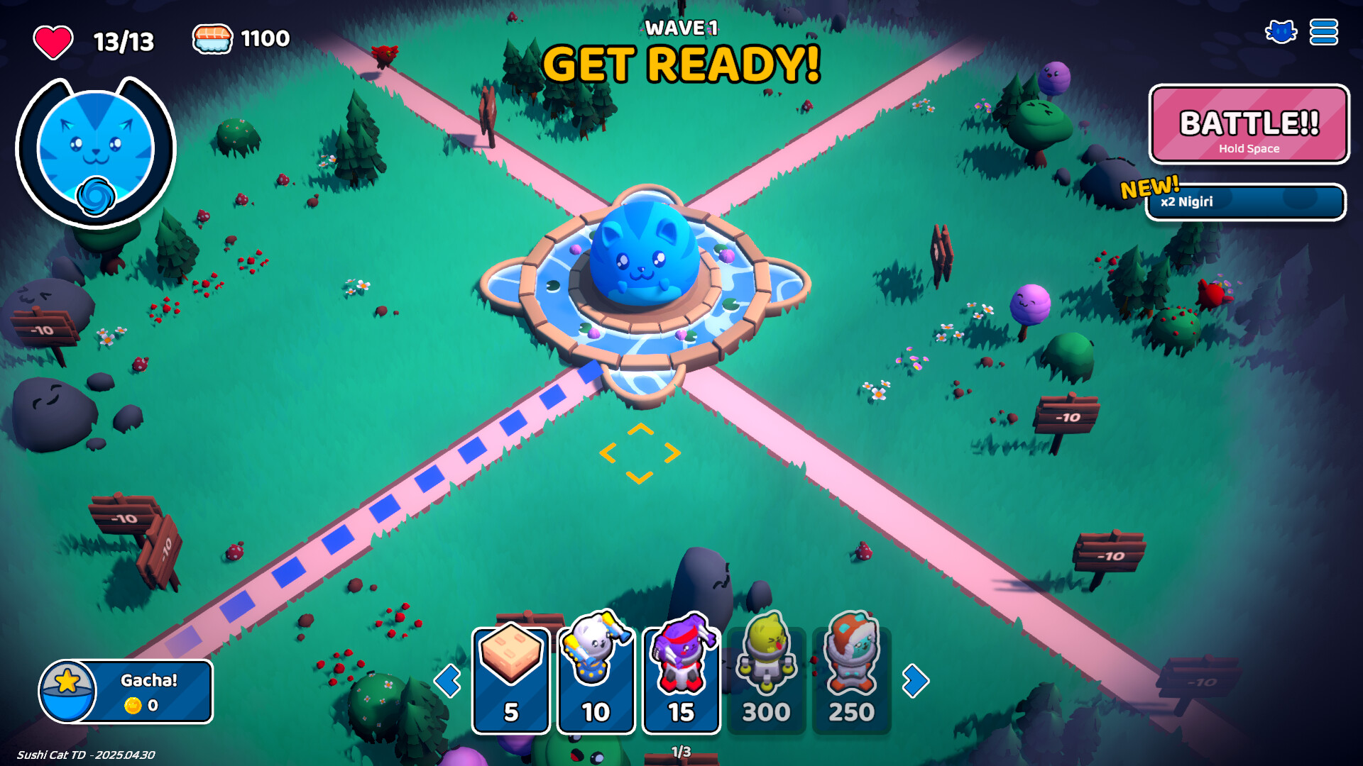 Sushi Cat: Tower Defense