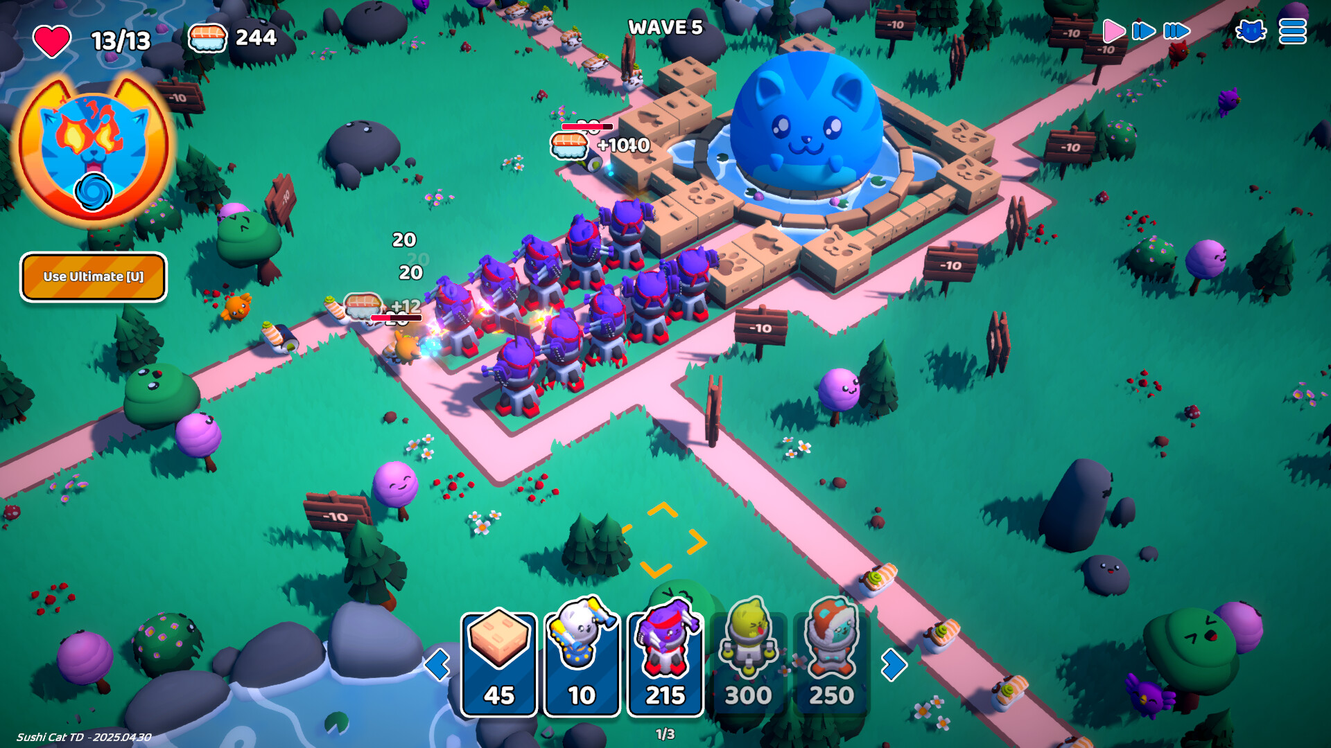 Sushi Cat: Tower Defense