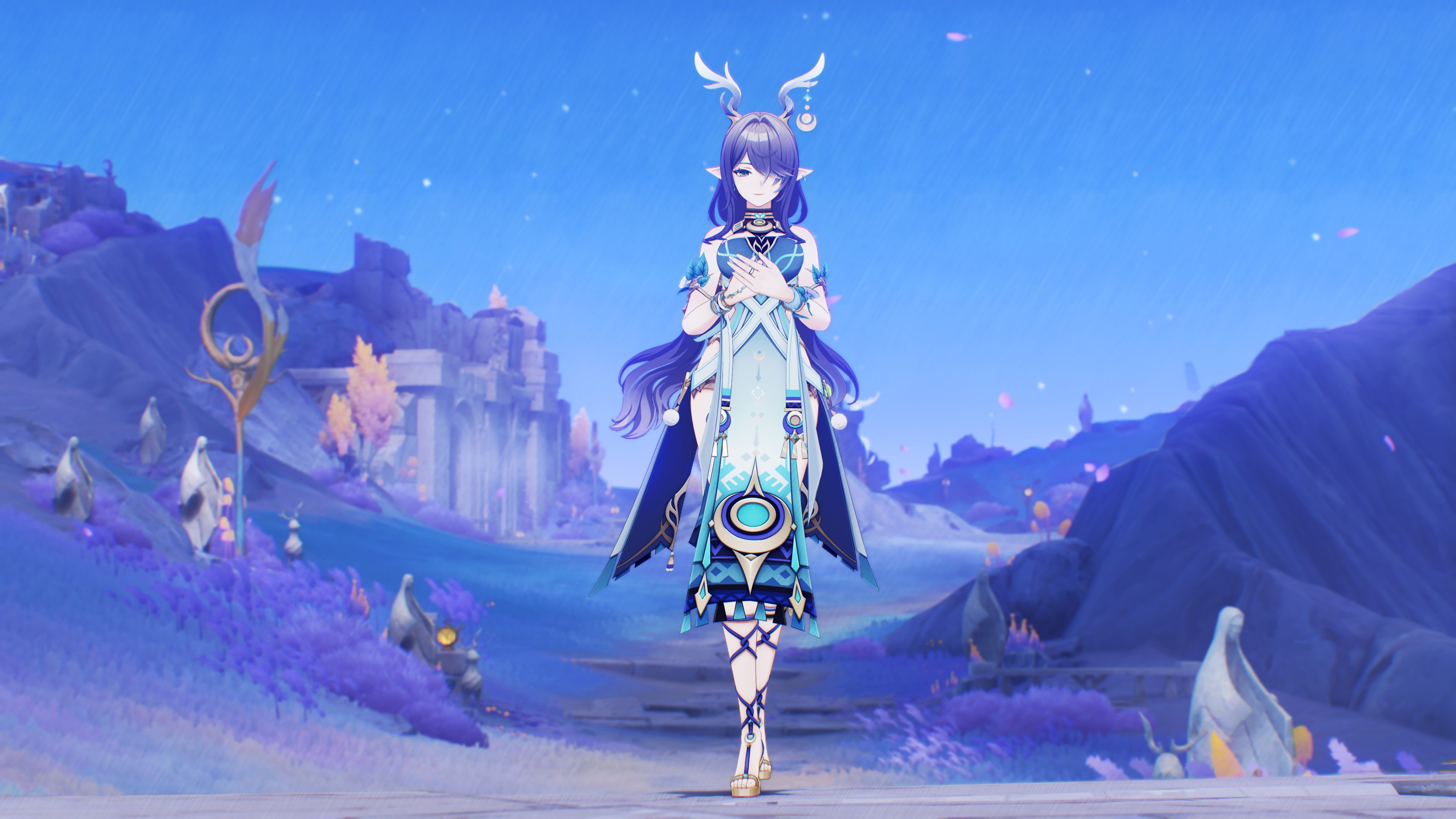 Genshin Impact: A Dance of Snowy Tides and Hoarfrost Groves