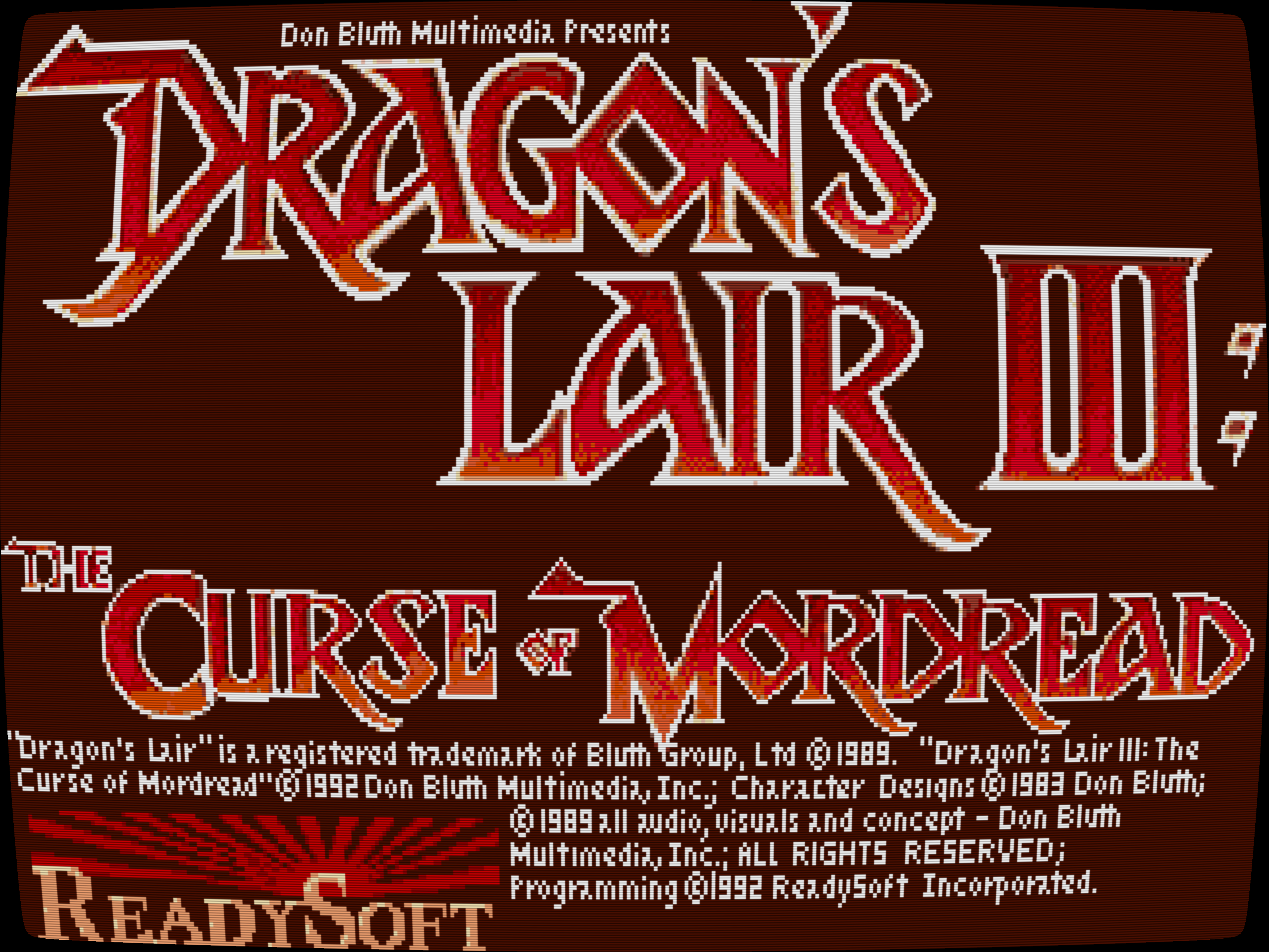 Dragon’s Lair III: The Curse of Mordread