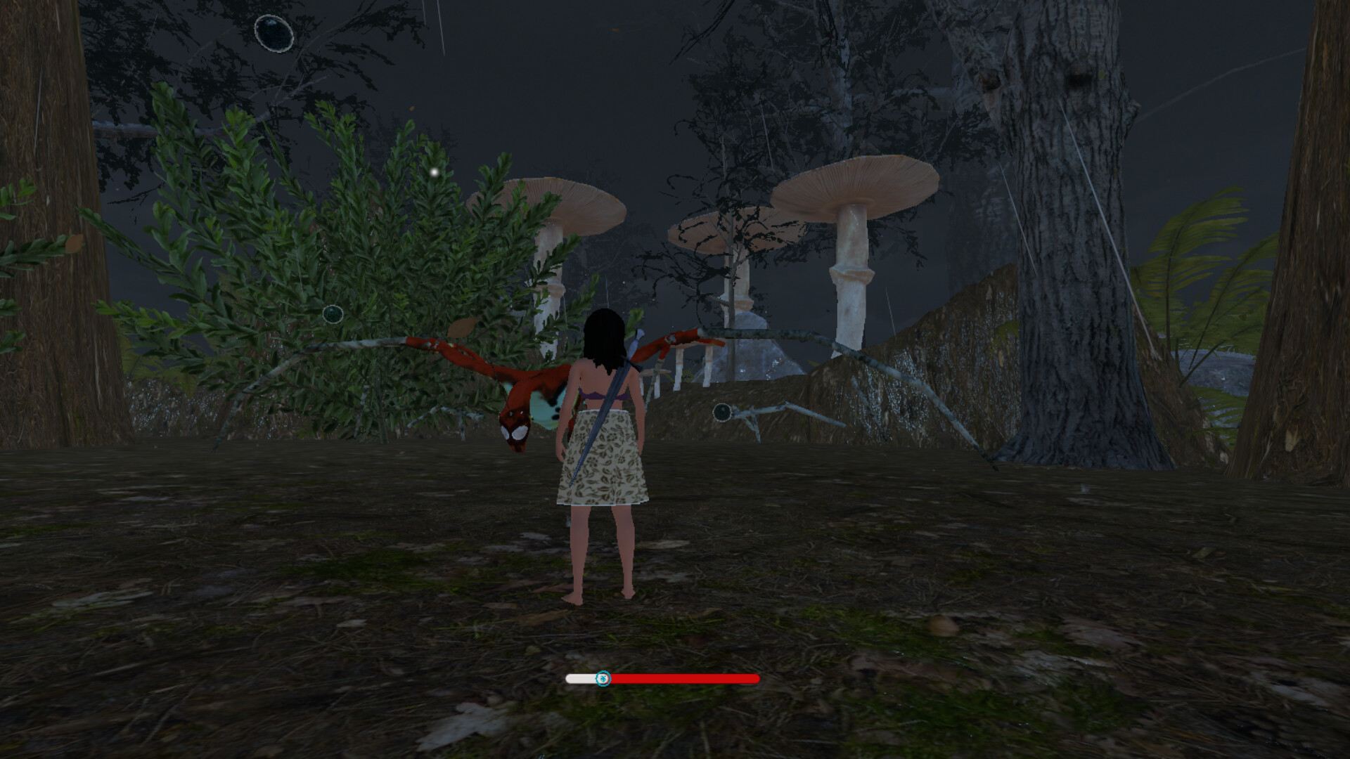The Queen Riding Insects