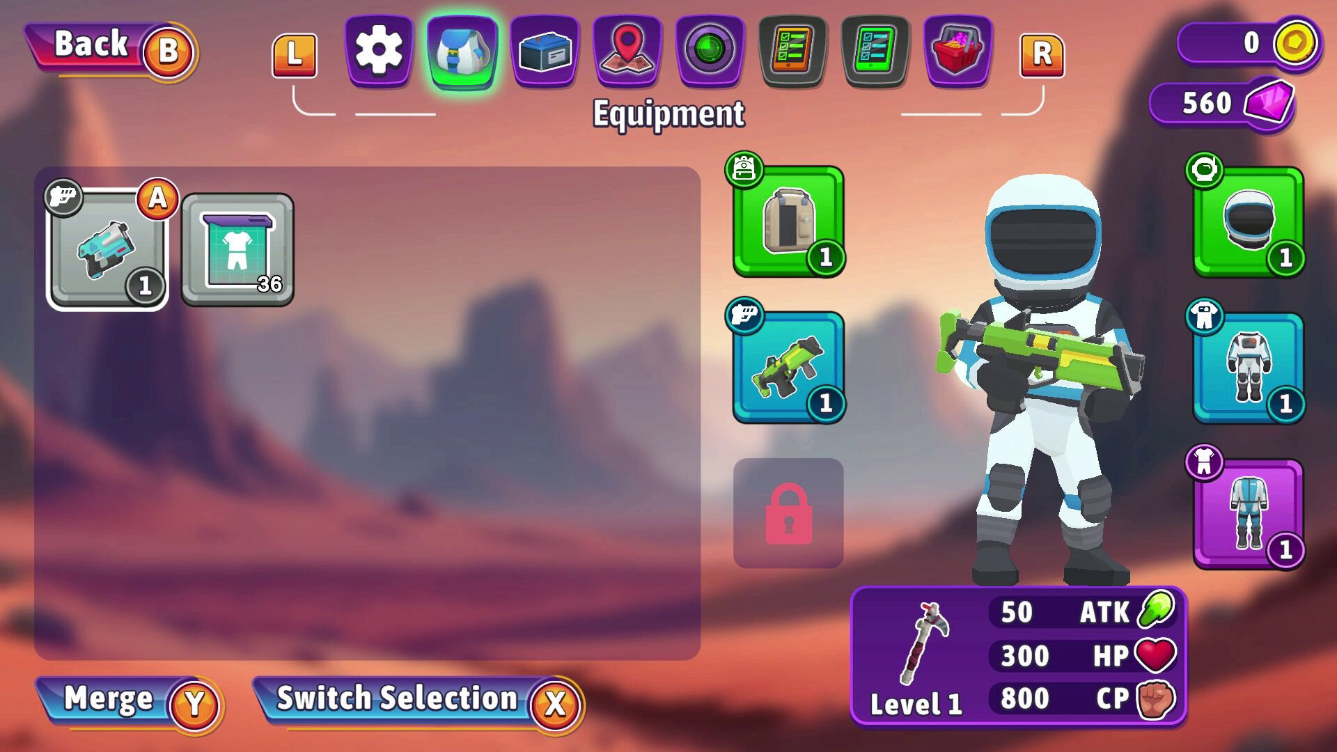 Mars Survivor: Green Gun