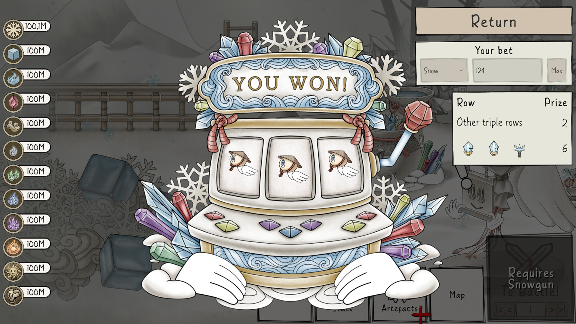 Paint the Snow: Idle