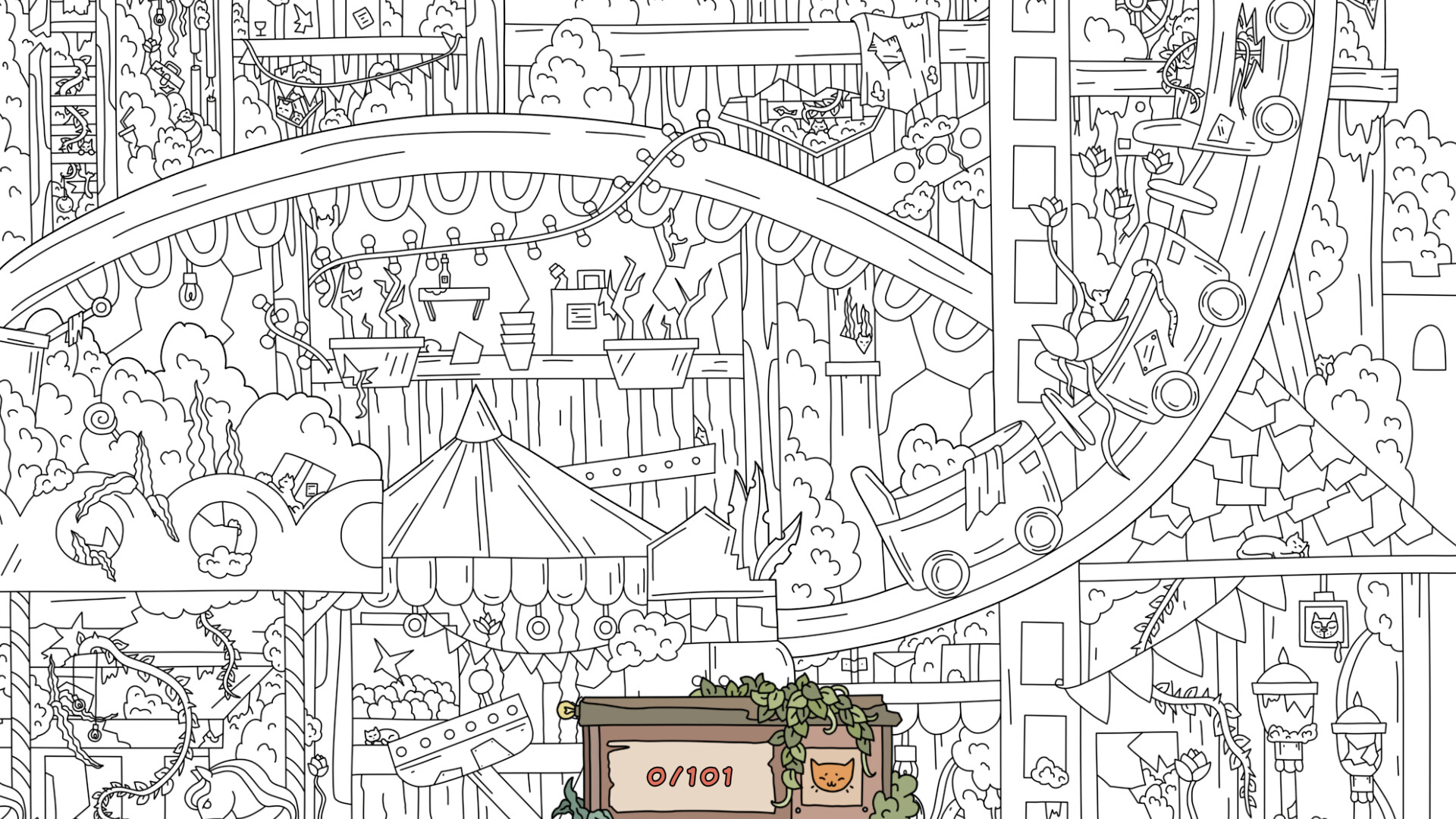 Hidden Cats: Old Amusement Park