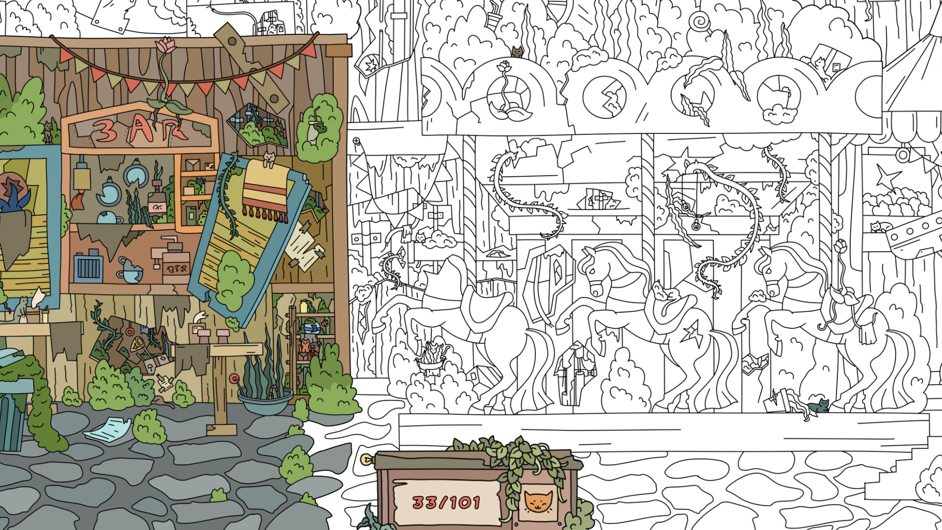 Hidden Cats: Old Amusement Park