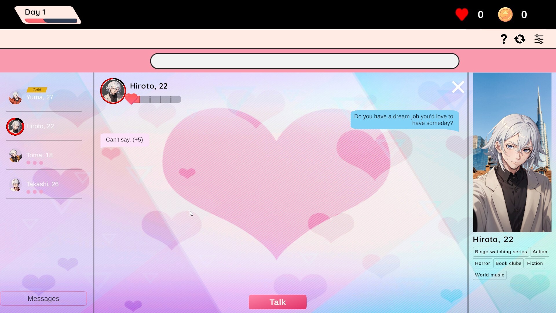 Dating App Simulator