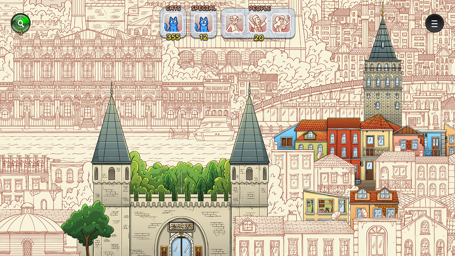 Hidden Cats in Istanbul