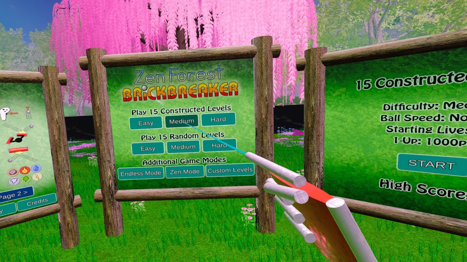 Zen Forest Brick Breaker VR