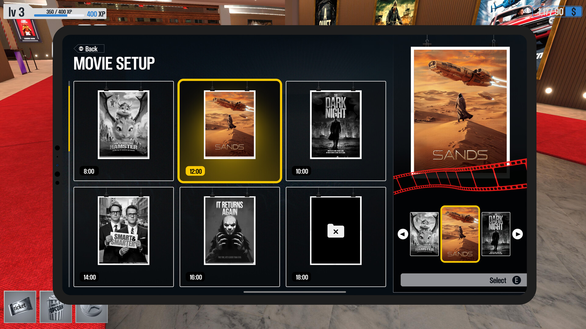 Cinema Manager Simulator