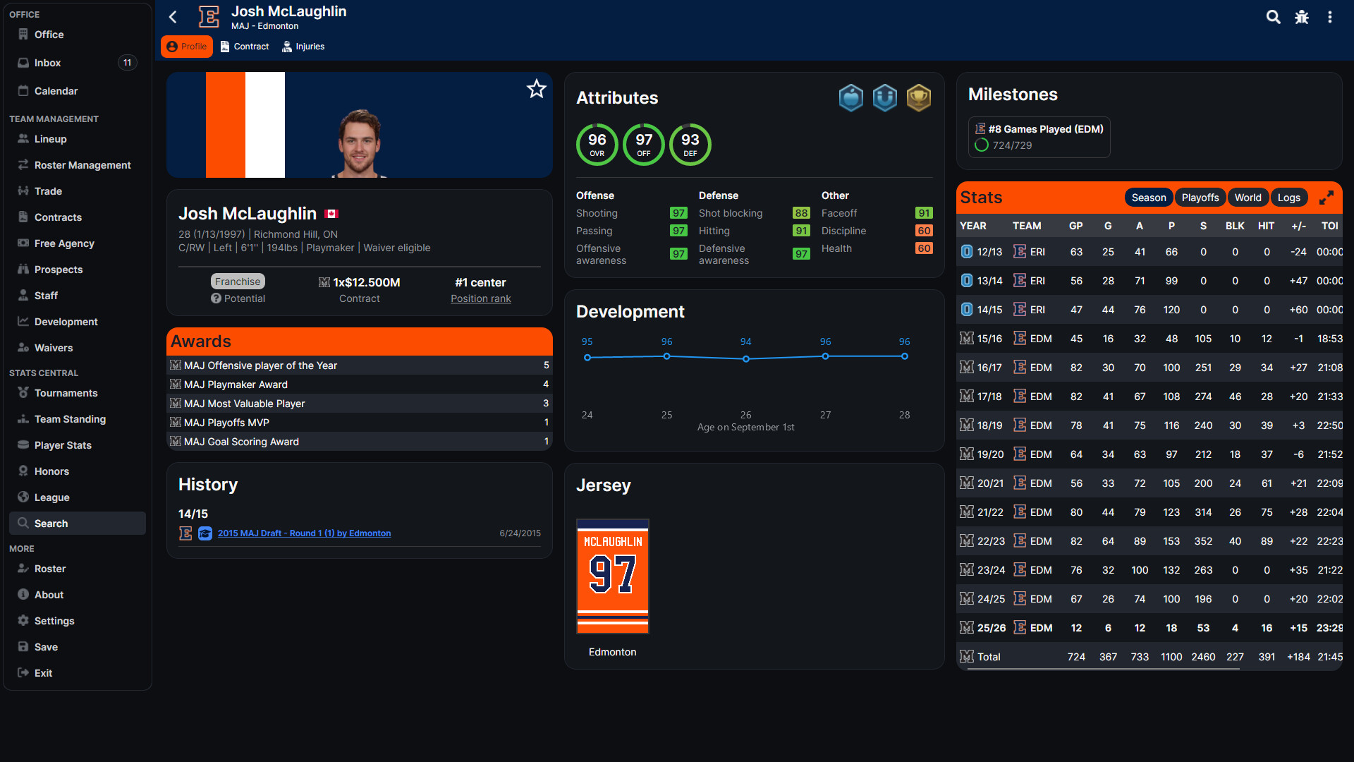 Hockey Legacy Manager 26