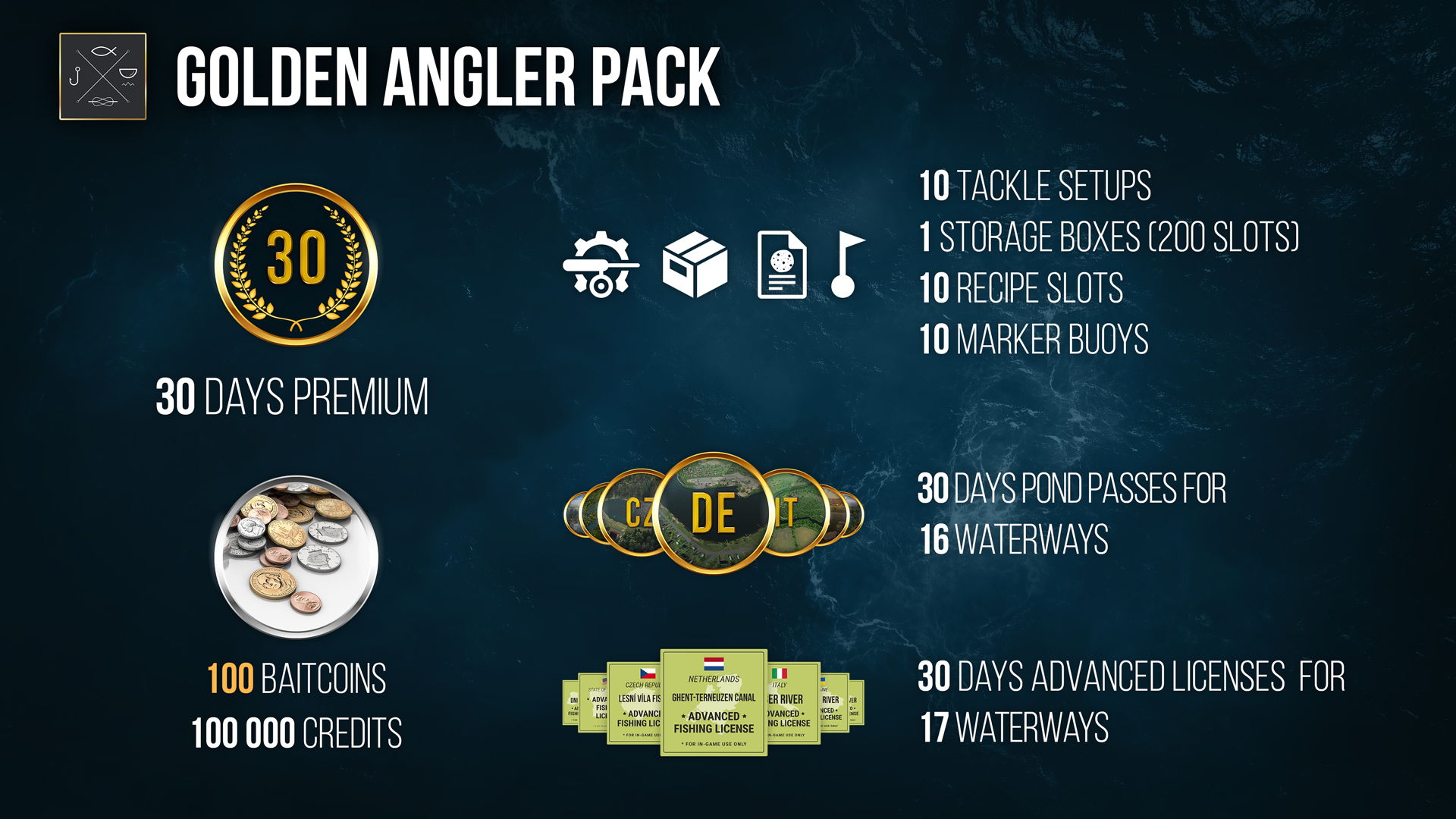 Fishing Planet: Golden Angler Pack