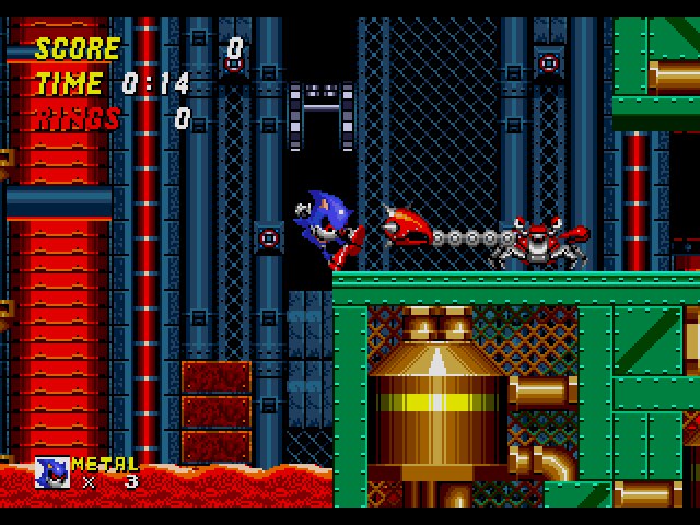Metal Sonic in Sonic the Hedgehog 2