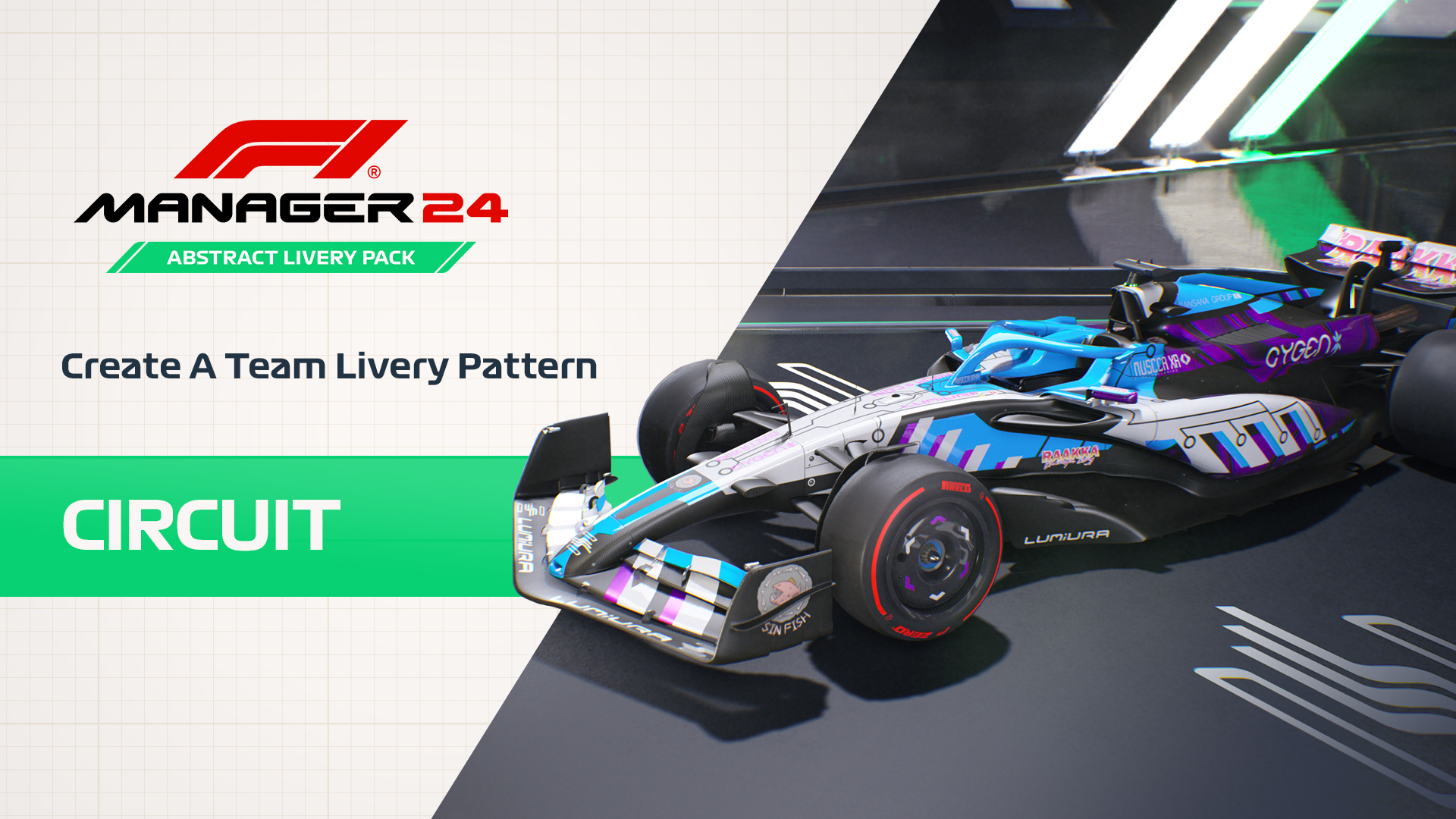 F1 Manager 2024: Abstract Livery Pack