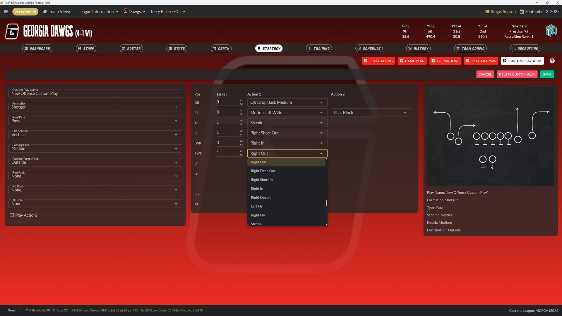 Draft Day Sports: College Football 2026