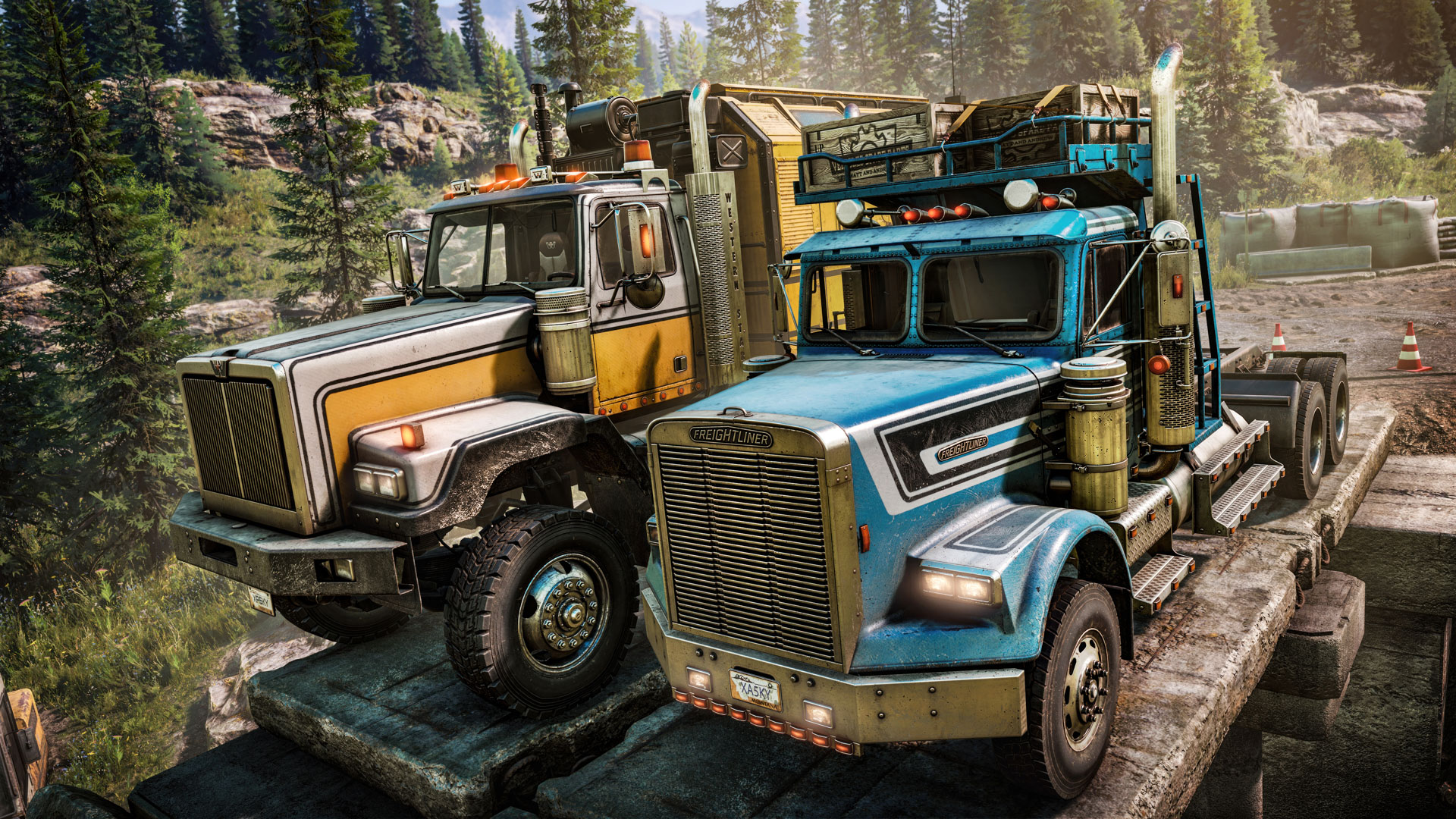 SnowRunner: Freightliner &amp; Western Star Dual Pack