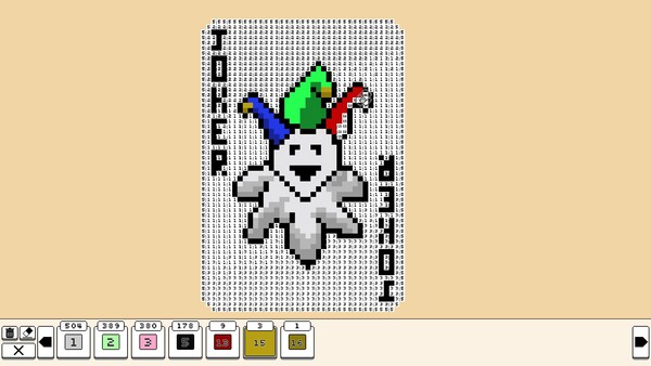Coloring Pixels: Playing Cards