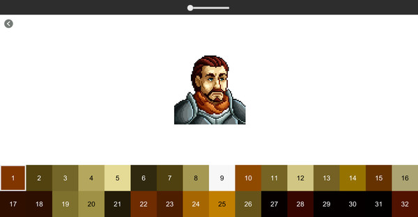 Color by Number: Medieval Portrait