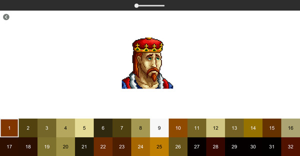 Color by Number: Medieval Portrait