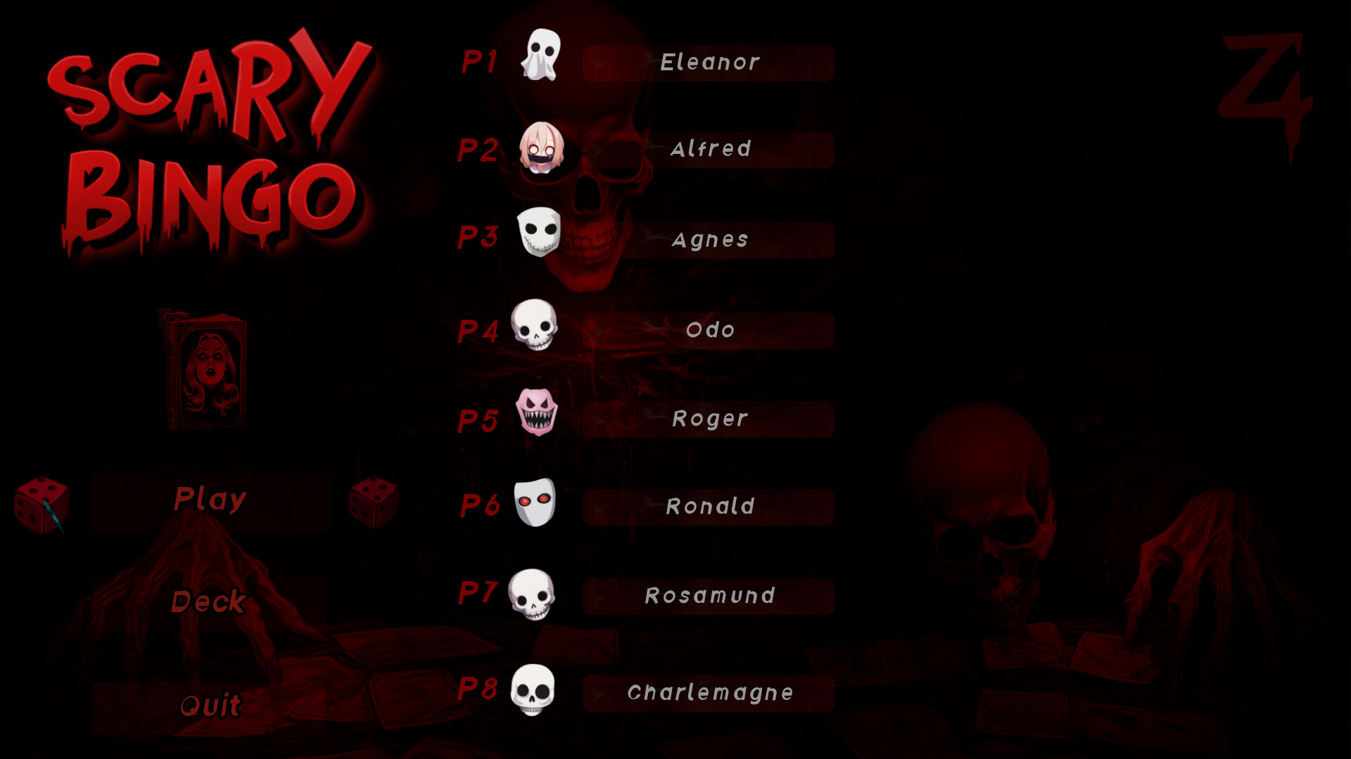 Scary Bingo