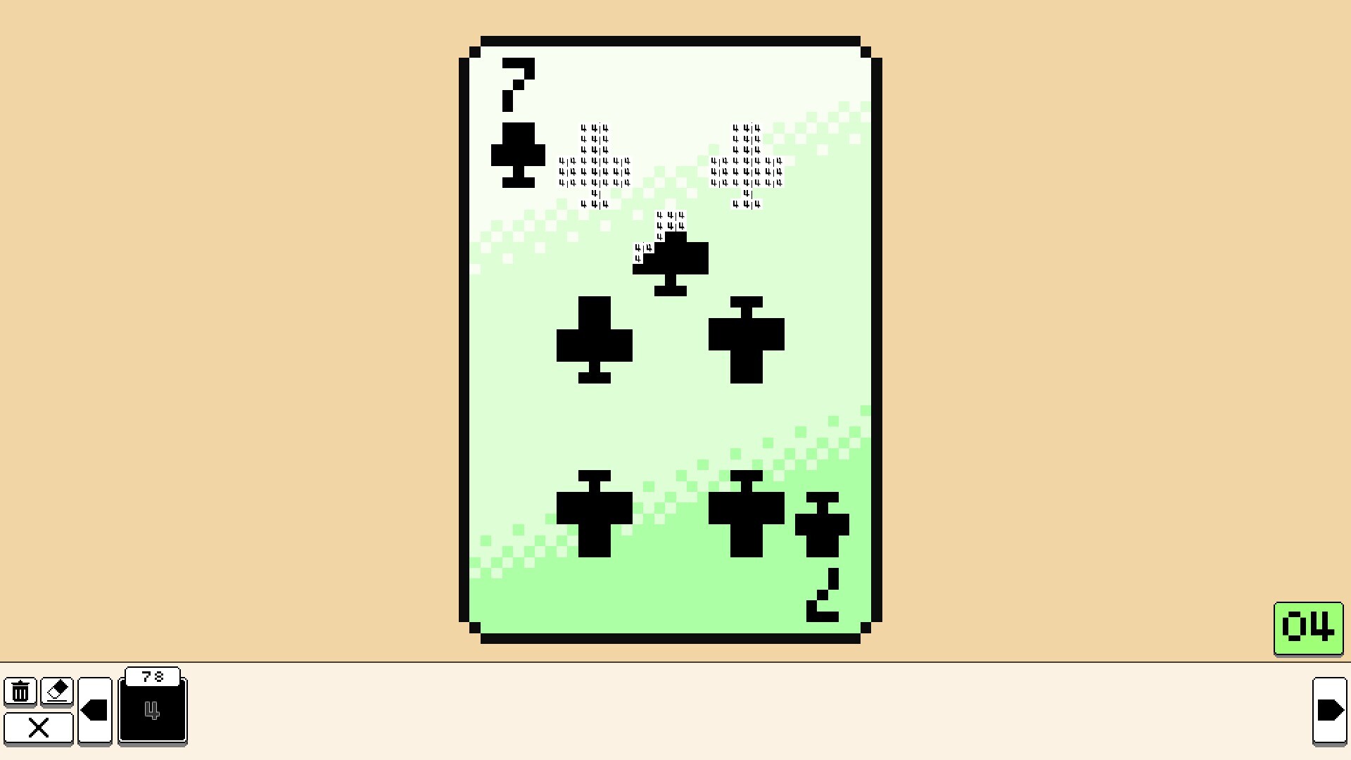 Coloring Pixels: Playing Cards