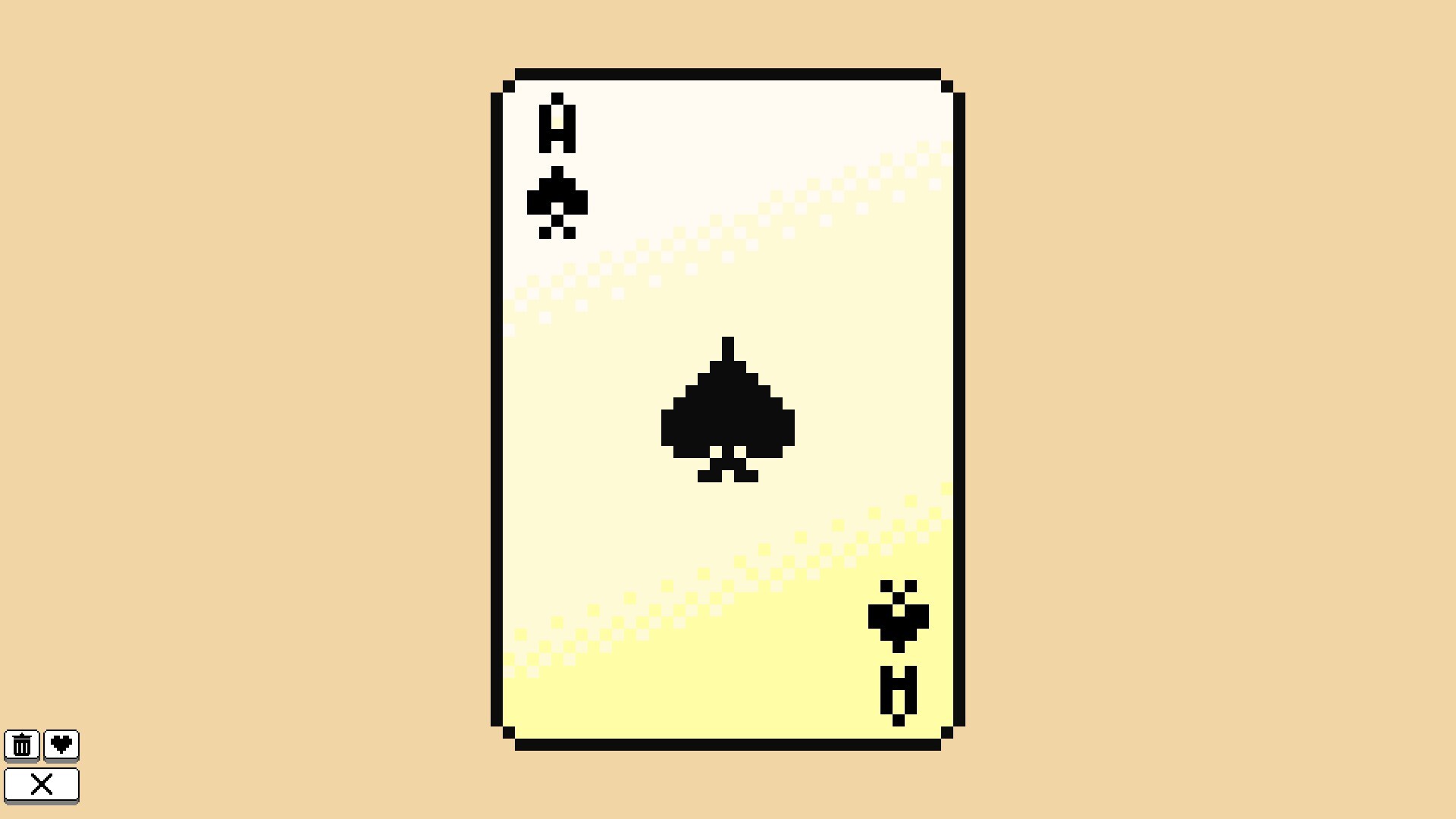 Coloring Pixels: Playing Cards