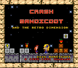Crash Bandicoot and the Retro Dimension
