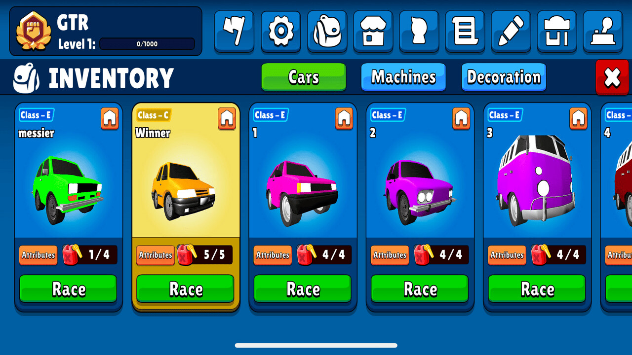 GTR: Garage Town Racing