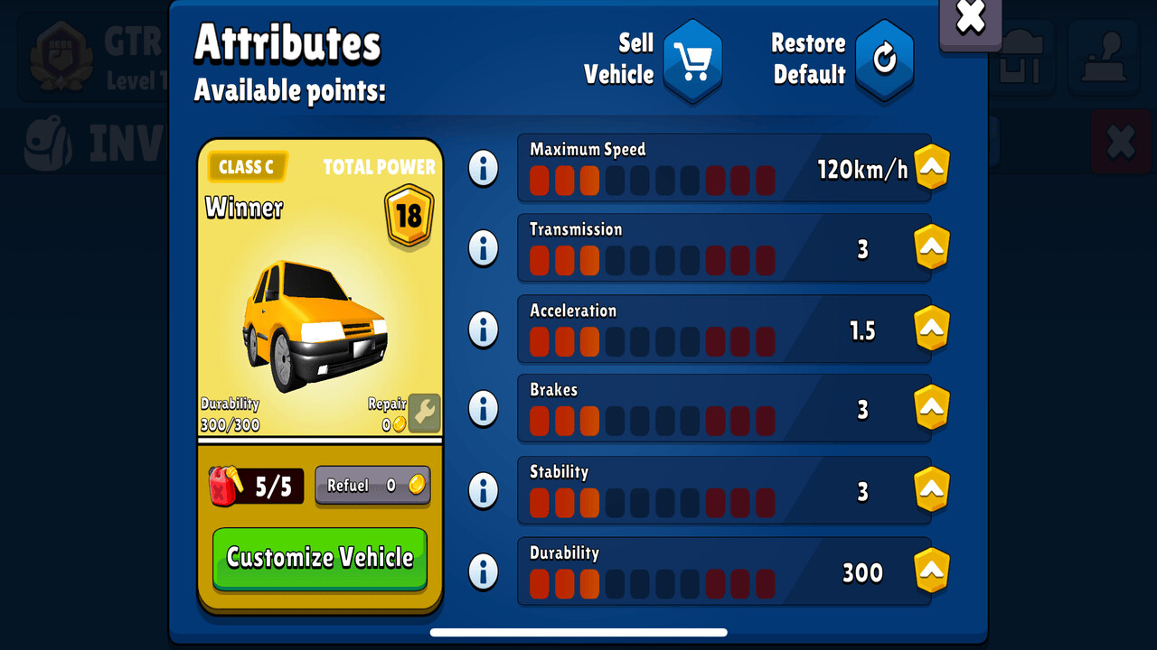 GTR: Garage Town Racing