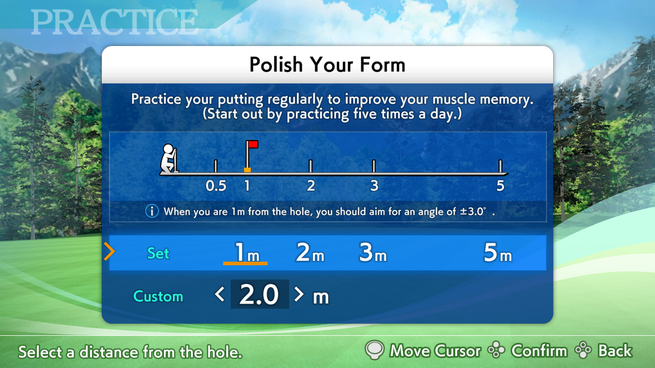 Golf Training at Home, Good Putt!