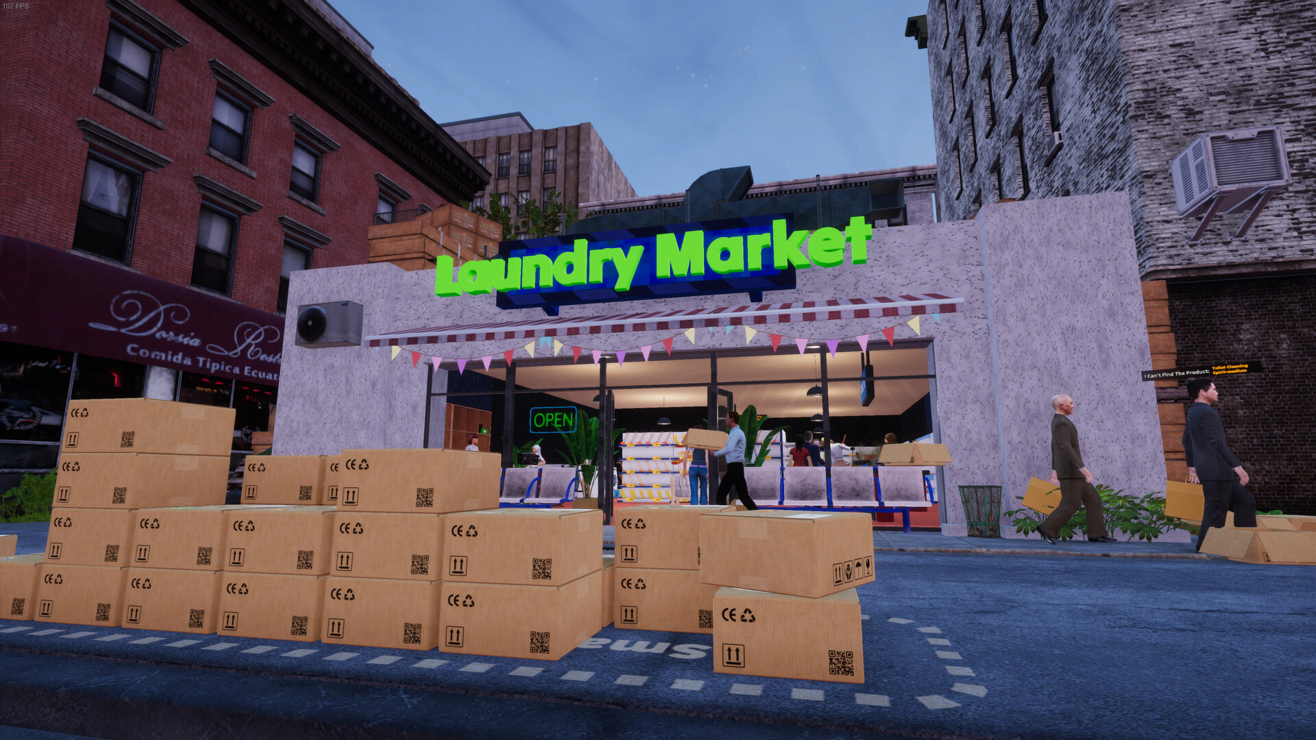 Laundry &amp; Supermarket Simulator
