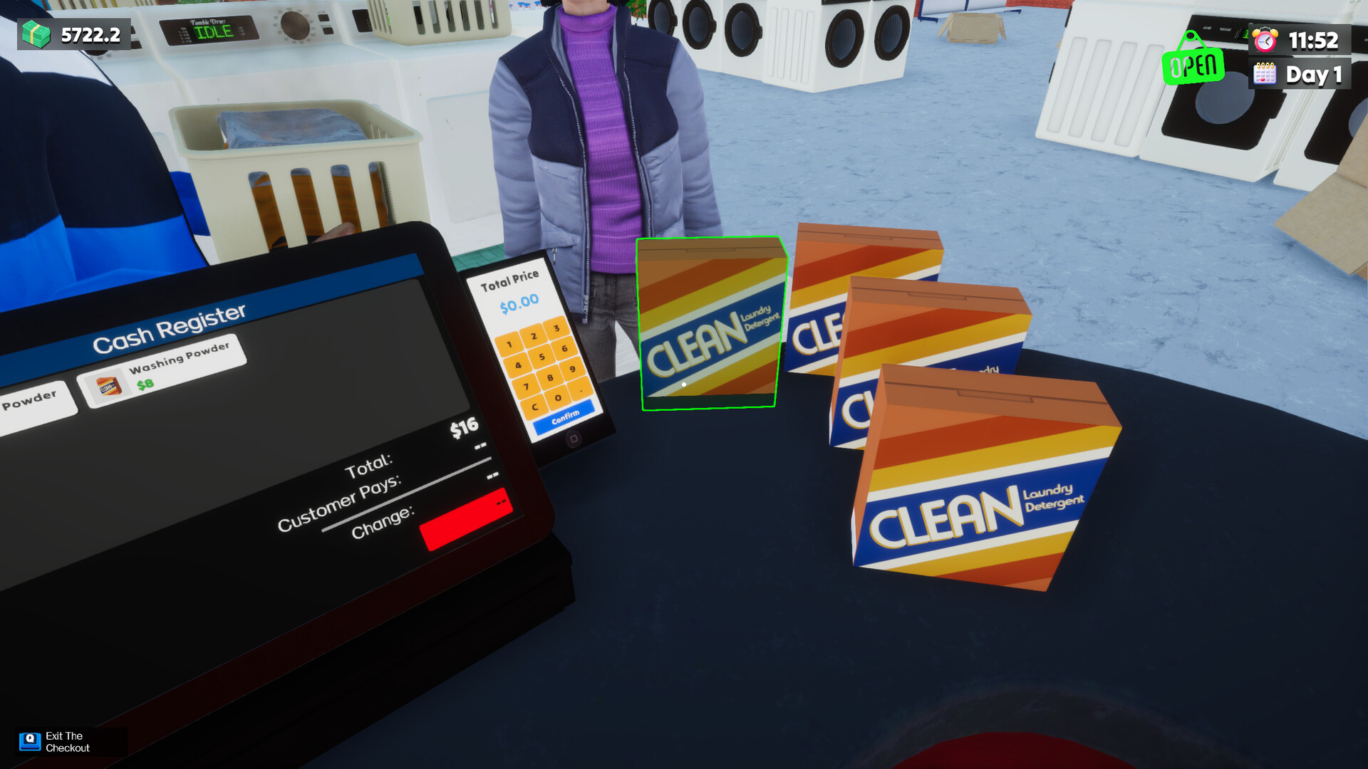 Laundry &amp; Supermarket Simulator
