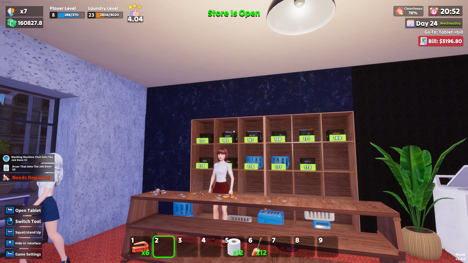 Laundry &amp; Supermarket Simulator