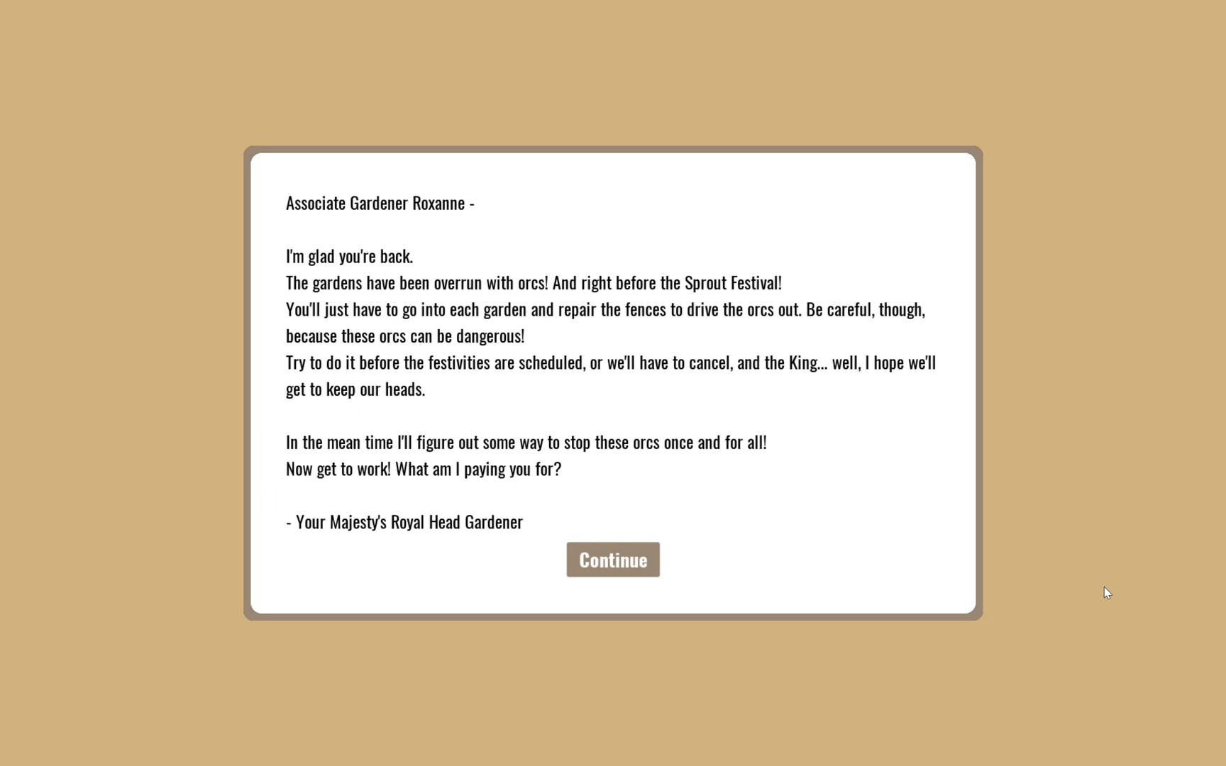 I Hate Orcs: In My Garden