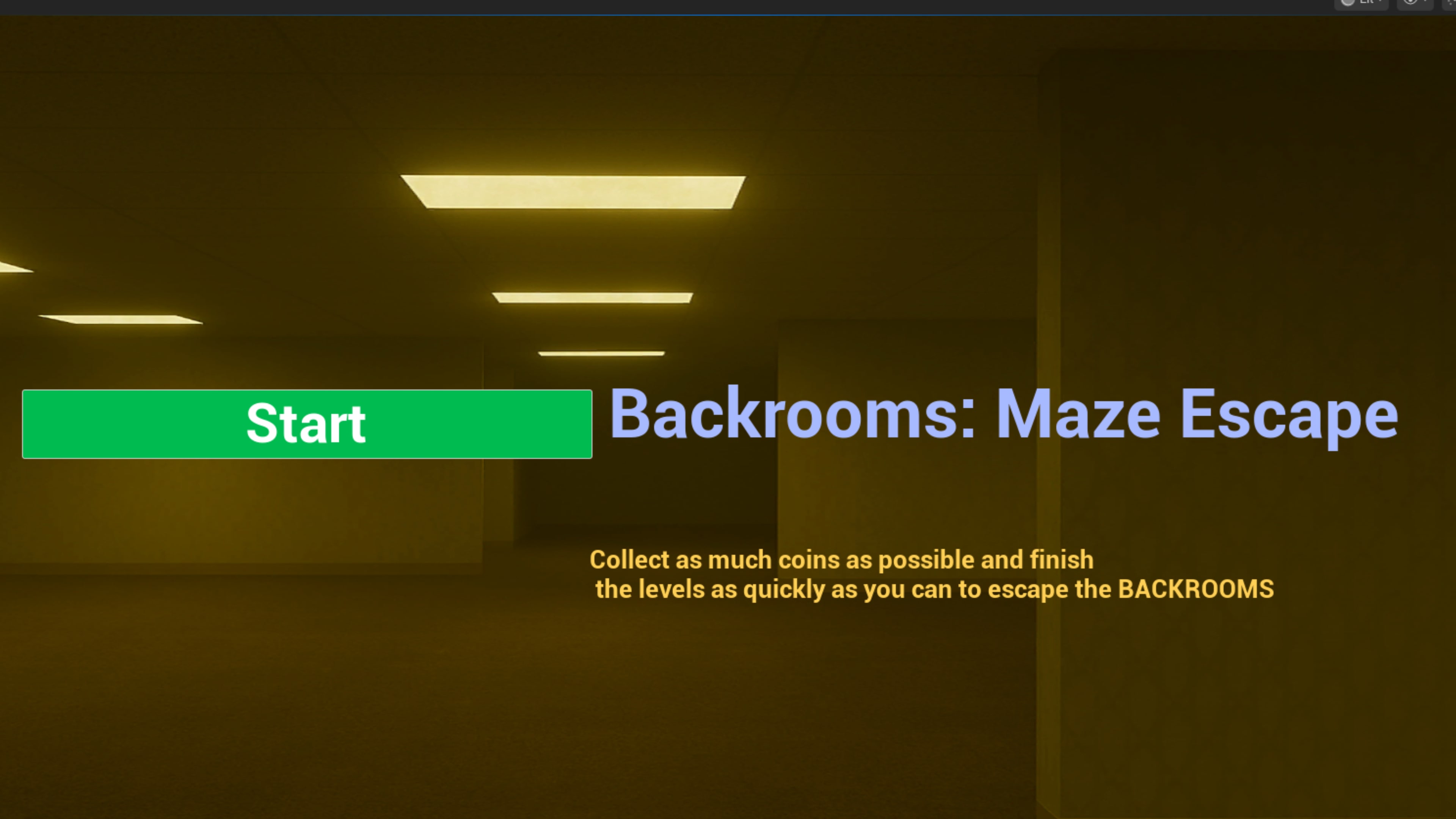 The Backrooms: Maze Escape