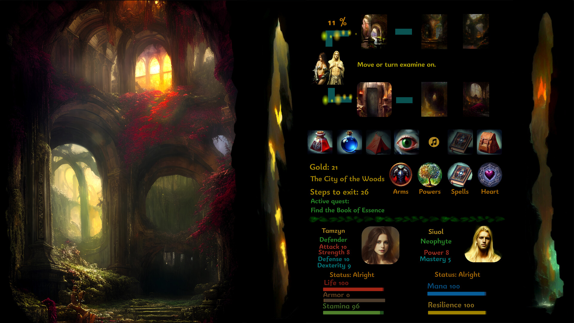 Caverns and Dryads