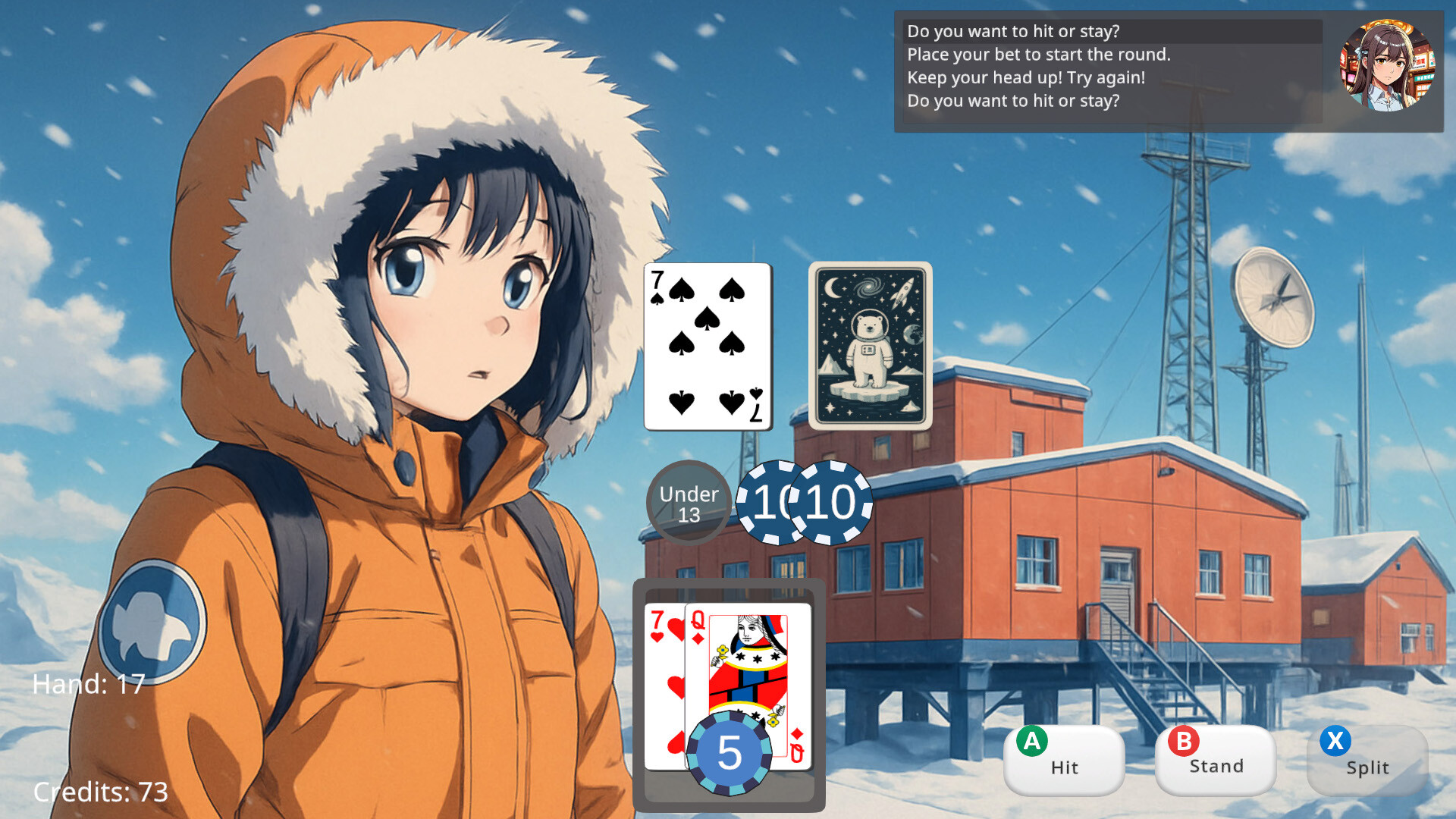 Hit and Stand Blackjack